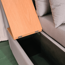 Ver mais imagens de Sofá Cama | Baú e USB | Tampo Lateral - Tecido Acquablock Impermeável