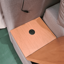 Ver mais imagens de Sofá Cama | Baú e USB | Tampo Lateral - Tecido Acquablock Impermeável