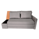 Ver imagem 1 de Sofá Cama | Baú e USB | Tampo Lateral - Tecido Acquablock Impermeável