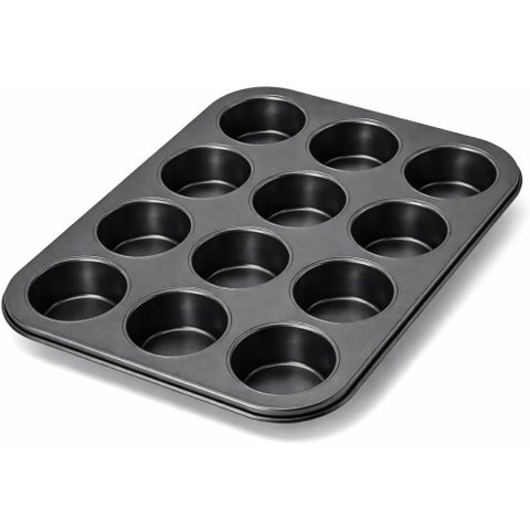 Forma para Cupcake e Muffin 12 Cavidades Antiaderente Relobraz