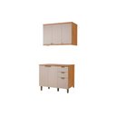 Ver imagem 7 de Cozinha Modulada Completa Selene 2 Peças (1balcão+1aéreo) Cp20 Jequitiba/off White Fosco - Linea