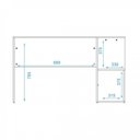 Ver imagem 3 de Mesa De Computador Bc 75 Branco 01 Porta Branco