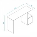 Ver imagem 4 de Mesa De Computador Bc 75 Branco 01 Porta Branco