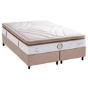 Ver imagem 1 de Cama Box Queen: Colchão Molas Ensacadas Herval Masterpocket Poseidon Plus C1954 Pillow Top + Base
