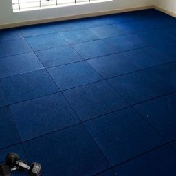 Piso de Borracha Olympic Play 40mm - 1,00x1,00m - Azul - 6