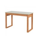 Ver imagem 2 de Escrivaninha Mesa de Escritório Industrial 100% MDF 118cm F24 Freijó/Off White