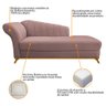 Kit Diva Recamier Vanessa 160cm Lado Direito e 02 Poltronas Laura Linho Cor Rosê - 3