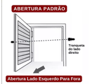 Ver imagem 5 de Porta Abrigo Alumínio Branco - Linha Resistence - 60cm - 80cm