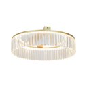 Ver imagem 1 de Plafon Taschibra Cassandra Led Bivolt Dourado 2700k Luz Amarela 15051100