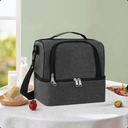 Bolsa Termica Multiuso Portatil Marmita Sacola 2 Niveis 9l - 3