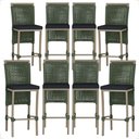 Ver imagem 1 de 8 Banqueta em Alumínio Roma Fendi Corda Náutica Tecido 12