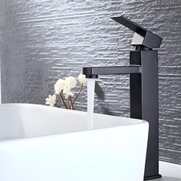 Torneira Banheiro Preto Fosco Monocomando Alta Simples Luxo - 6
