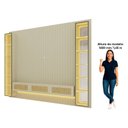 Ver imagem 5 de Estante Ripado para TV até 84" com LED 322cm x 250cm 100% MDF Majestade/Nativ