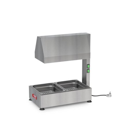 Conservador de Batatas e Frituras 2 Cuba de 1/2 220v