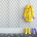 Ver imagem 3 de Papel de Parede Adesivo Estofado Branco Botão Sofá 2,80m