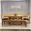 Ver imagem 2 de Banco em Madeira Maciça 3 Lugares 150cm