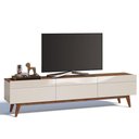 Ver imagem 1 de Rack Classic 218cm 3 Gavetas Off White Freijó Imcal