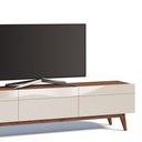 Ver imagem 2 de Rack Classic 218cm 3 Gavetas Off White Freijó Imcal