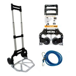 Carrinho de Carga em Alumínio Dobrável Capacidade 80kgs Globalmix - Gt080 - 1