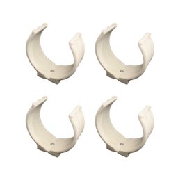 Kit 4 Abraçadeira Impacto Cano Tubo 75mm 3'' Branca Estrela - 1