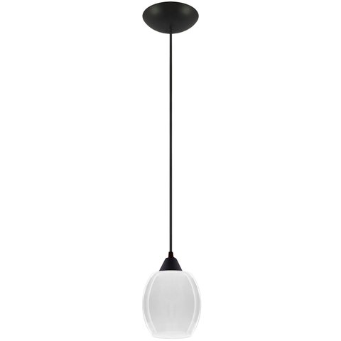 Pendente Preto com Barril Pequena Lisa Transparent Art Pop