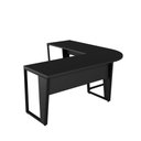 Ver imagem 7 de Mesa em L Escritório 210cm X 210cm Pés Metal F5 Office Cor:preto