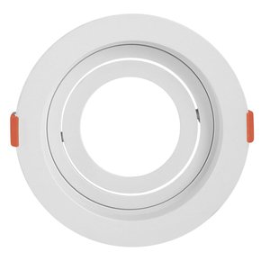 Spot Decor Redondo Recuado Black + Decker Embutir Mr16 Gu10 Branco