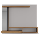 Ver imagem 7 de Painel para TV até 55 Polegadas com LED e Espelhos 136cmx160cm Denver Móveis Bechara Off White/Cinamomo