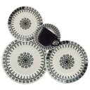 Ver imagem 2 de Kit 8 Xícaras com Pires Donna Folk Oxford® Cerâmica 180ml