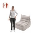 Ver imagem 4 de Poltrona Reclinável Sync Kappesberg 90cm Boucle Névoa