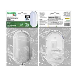 Arandela Tartaruga Led Taschibra Phare Slim 24w Ip65 6500k Bivolt Branco - 3