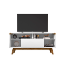 Ver imagem 6 de Rack Lazuli para TVs 55 Polegadas Pés em Madeira Maciça Maciça e Cantos Curvos