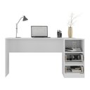 Ver imagem 2 de Escrivaninha 150,5cm com Nicho e 2 Gavetas Flex Multimóveis Mp6035 Branco