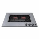 Ver imagem 1 de Churrasqueira Cooktop Fischer À Gas Bivolt com Tampa Inox 31200(83551)