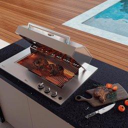Churrasqueira Cooktop Fischer À Gas Bivolt com Tampa Inox 31200(83551) - 7