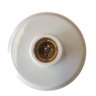 Plafon de Plastico Bocal de Porcelana E-27 Foxlux - 1