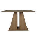 Ver imagem 4 de Mesa de Jantar Retangular Tampo de Vidro Rustic/Crema 5383 Madesa