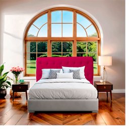 Cabeceira Casal Queen Cama Box Estofada Elisa 160 Cm Veludo - 2