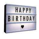 Ver imagem 1 de Letreiro Quadro Led Light Box Cinema com 96 Letras e Números