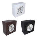 Ver imagem 1 de Spot Plafon Sobrepor de Teto Direcionável Quadrado Lâmpada Ar 111 - 3500/1 - Branco Texturizado