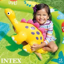 Piscina Infantil 143 L Inflável Playground Dino 57166 Intex - 6
