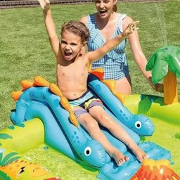 Piscina Infantil 143 L Inflável Playground Dino 57166 Intex - 7