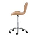 Ver imagem 2 de Cadeira Office Eiffel Slim com Estofado de Couro Sintético Nude