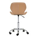 Ver imagem 4 de Cadeira Office Eiffel Slim com Estofado de Couro Sintético Nude