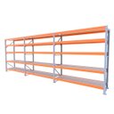Ver imagem 1 de Mini Porta Pallet Prateleira Reguláveis 1000 Kg Total com Madeira 15 Mm
