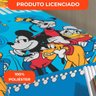 Jogo de Cama Infantil Lepper Mickey Solteiro 3 Peças Microfibra Azul - 7