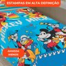 Jogo de Cama Infantil Lepper Mickey Solteiro 3 Peças Microfibra Azul - 5
