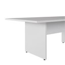 Ver imagem 5 de Mesa Reunião Escritório 180cm X 90cm Cinza Pé Painel F5 Cor:cinza