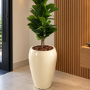 Ver imagem 1 de Vaso de Fibra de Vidro 62cm Tóquio m Auto Brilho Vietnamita Areia
