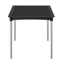 Ver imagem 5 de Mesa de Jantar em Rattan Pés em Alumínio Atto Preto